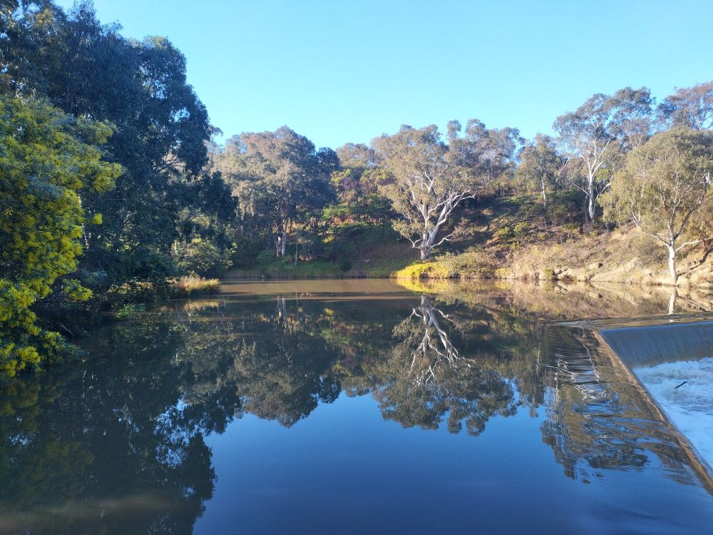 Yarra reflections, Dights Falls , Melbourne Australia.