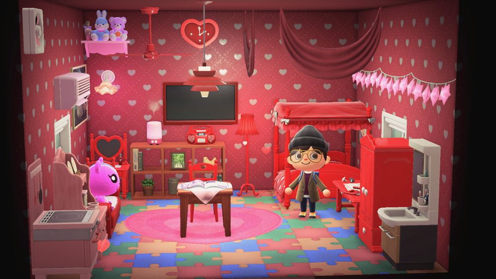 ももこ（家の内装※実はデフォルトのものではなく、改造しています。）