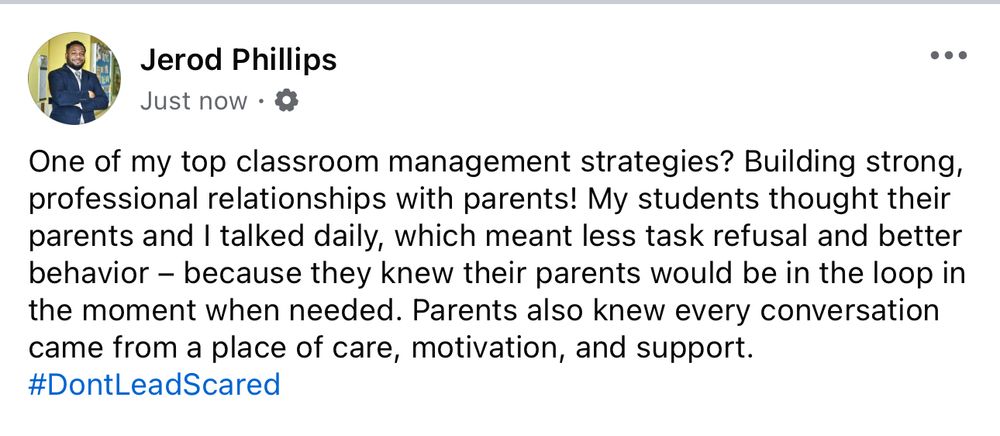 Classroom management 
