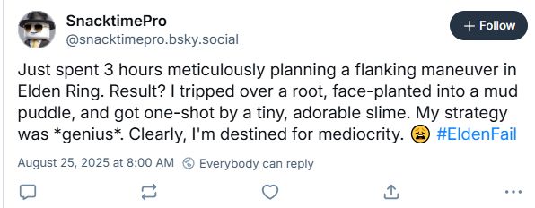 a clearly genned post about elden ring that makes no sense to anyone who's played elden ring for at least 5 seconds