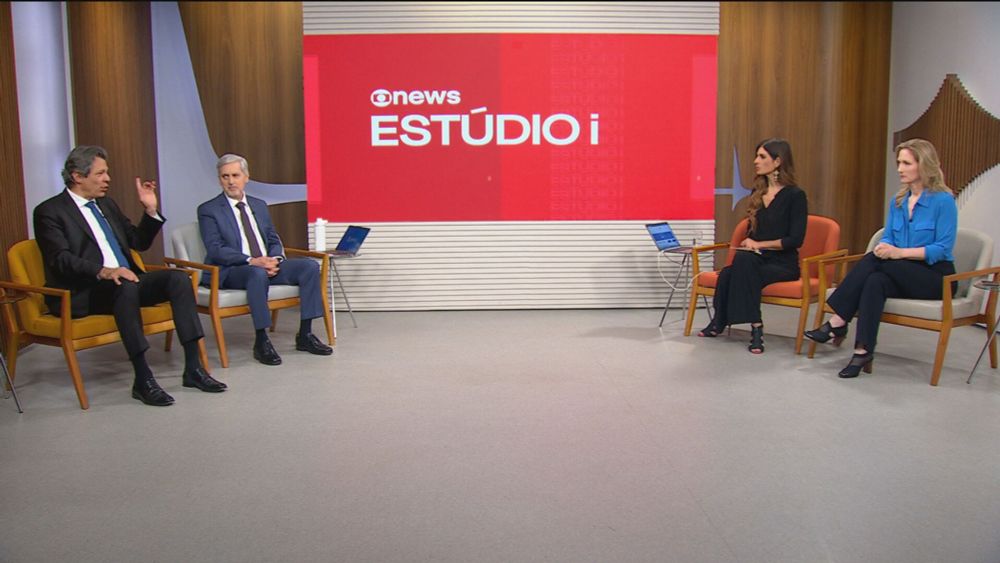 Ministro Haddad se reúne com Lula e Alckmin para definir plano de contingência contra o tarifaço de Trump. Entenda as medidas em entrevista ao Estúdio i.