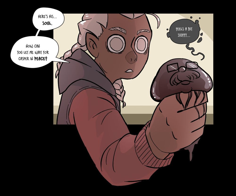 Millie from Monsters x Myriads, reaping a soul