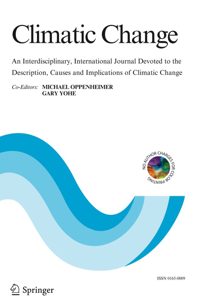 Personality traits and climate skepticism: evidence from Canada - Climatic Change