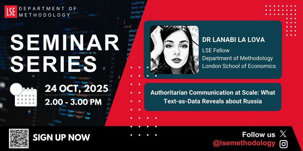 graphic that reads 'seminar series, 24 oct 2025, 2-3pm, Dr Lanabi La Lova