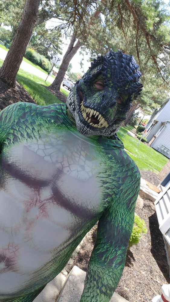 Dinosaur mascot