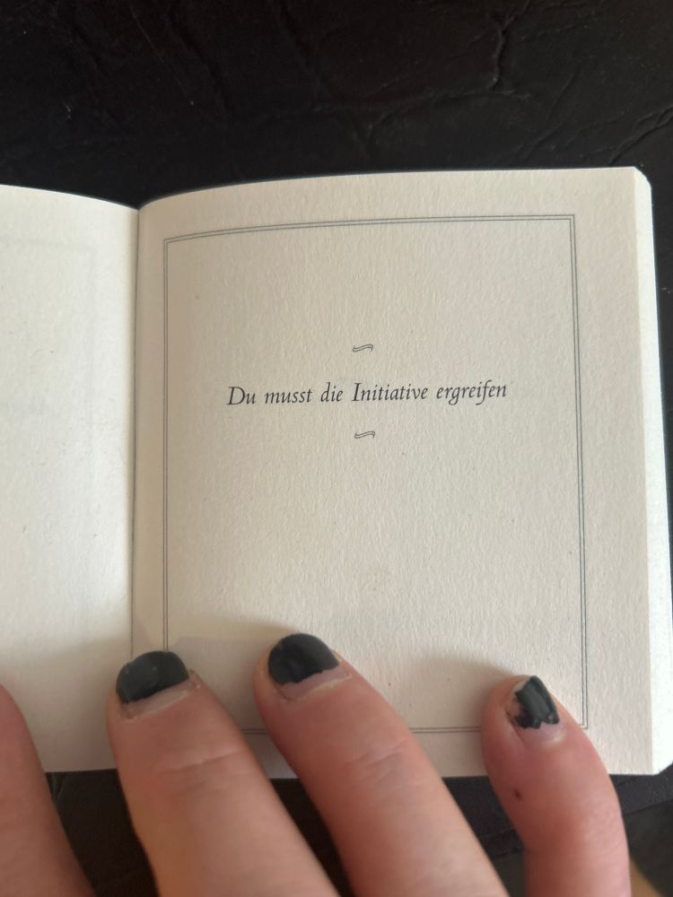 Buchseite „Du musst die Initiative ergreifen“ 