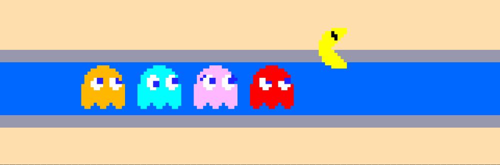concept art for Pac-Mania 2D
