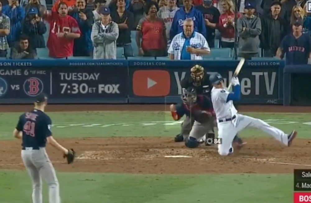 Manny Machado, who sucks, struck out to end the World Series in 2018. 