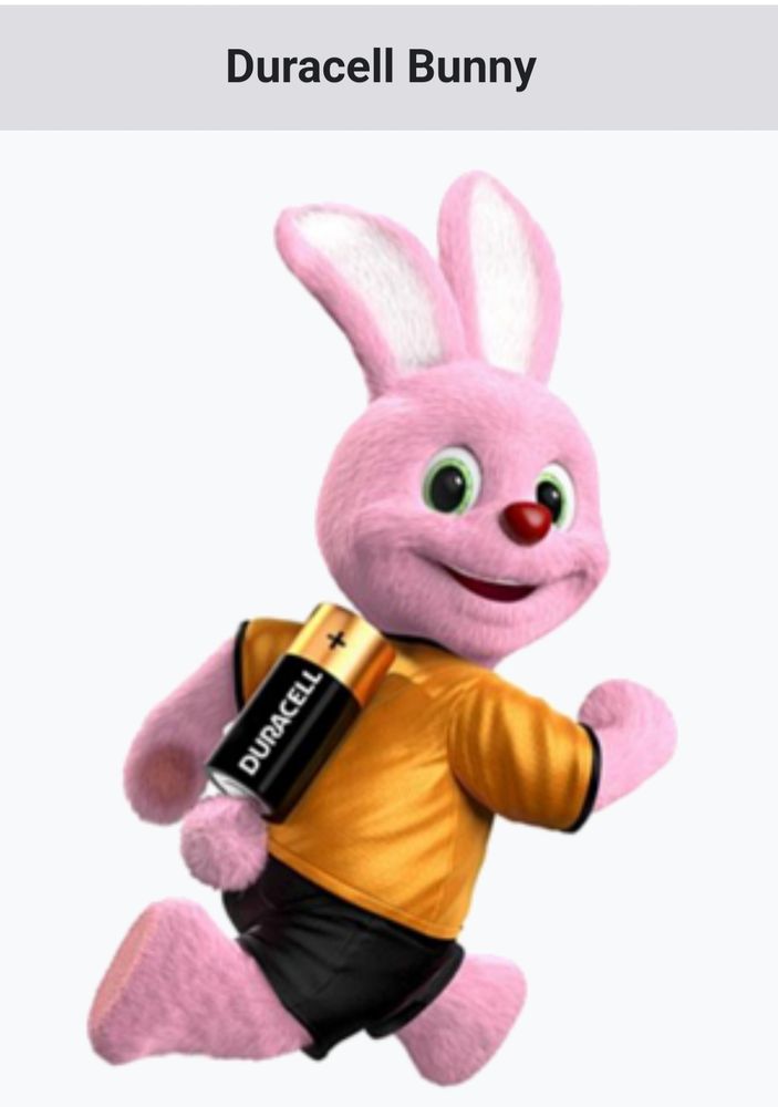 Duracell Bunny Mascot 