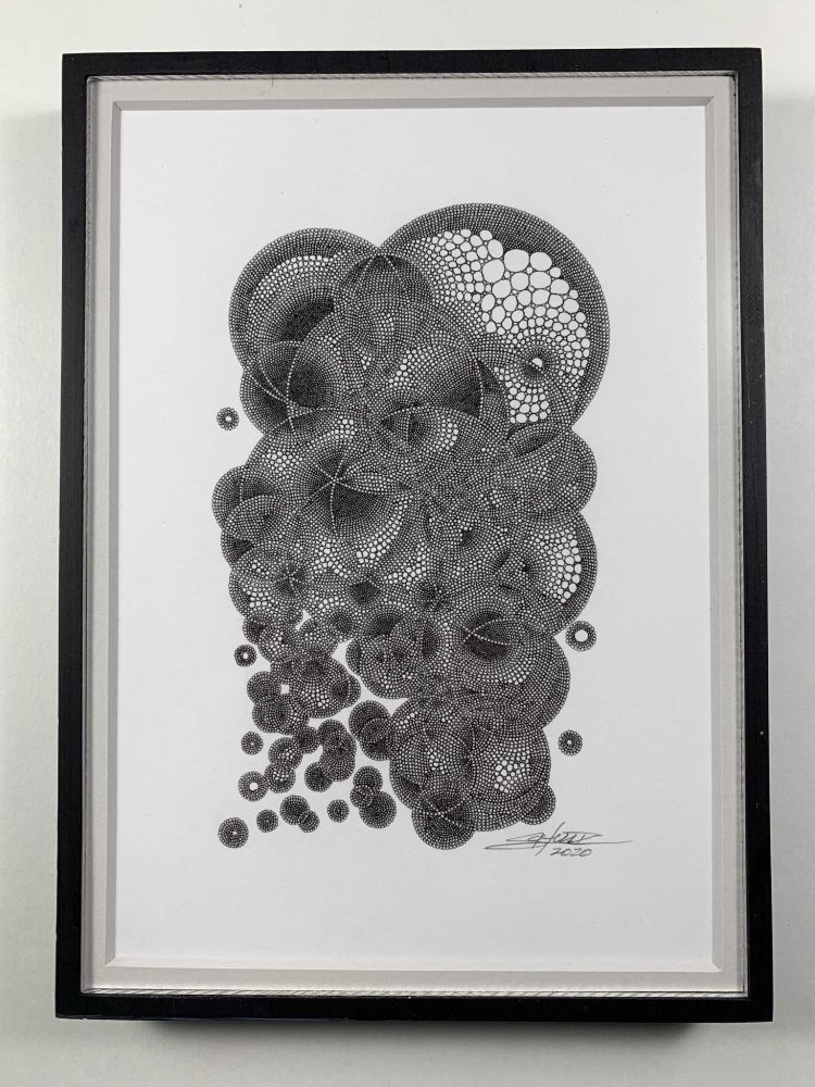 'Infinitastracirculous'

Hand-drawn, original #art in a 7 3/8" × 5 3/8" handmade wood frame.

#SOLD
