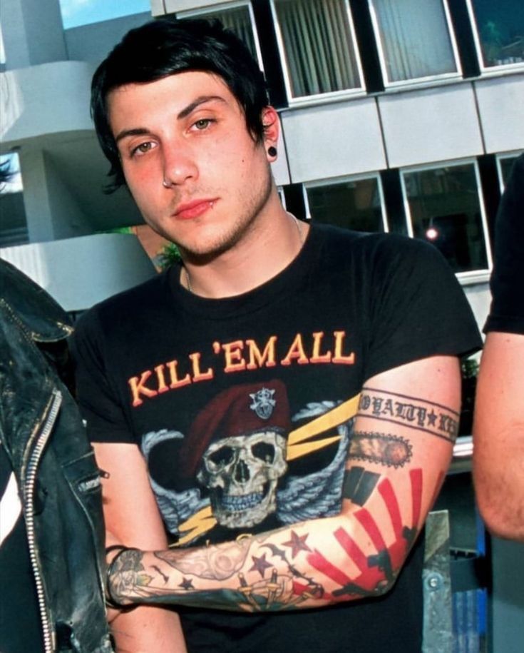 Photo of Frank Iero from My Chemical Romance (MCR) and L.S. Dunes