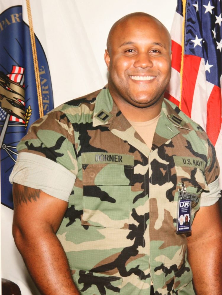 Christopher Dorner in his U.S. Navy outfit