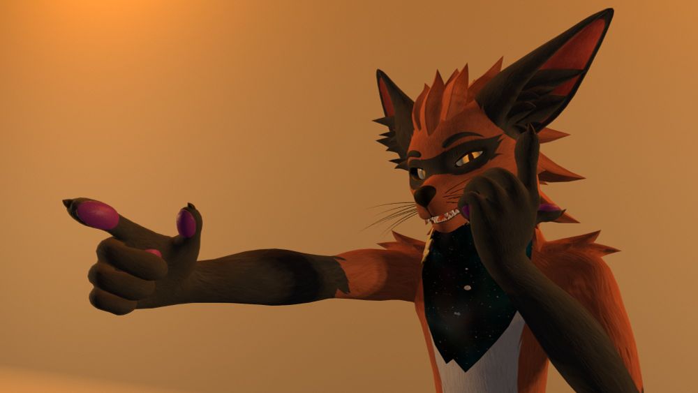 Vulparii model with a texture for my friend Dex's Nicket.