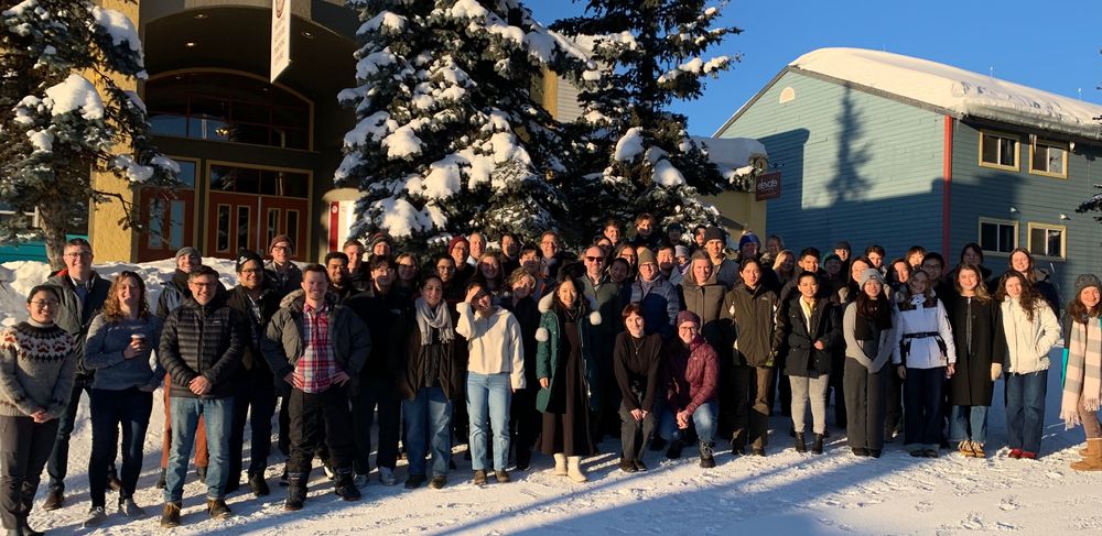 Outside picture in the snow of ~75 attendees at the A-BC Islet Workshop in Silver Star.