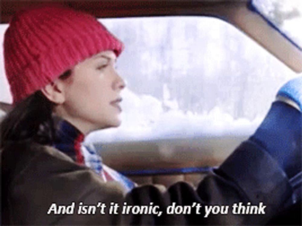 Alanis Morissette And Isnt It Ironic Dont You Think GIF