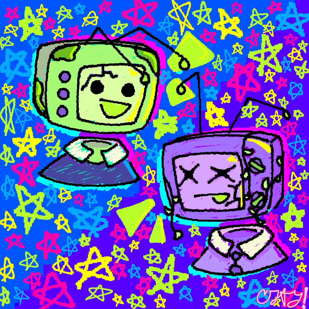 2 tv head ocs i have, but i dont really use the green one