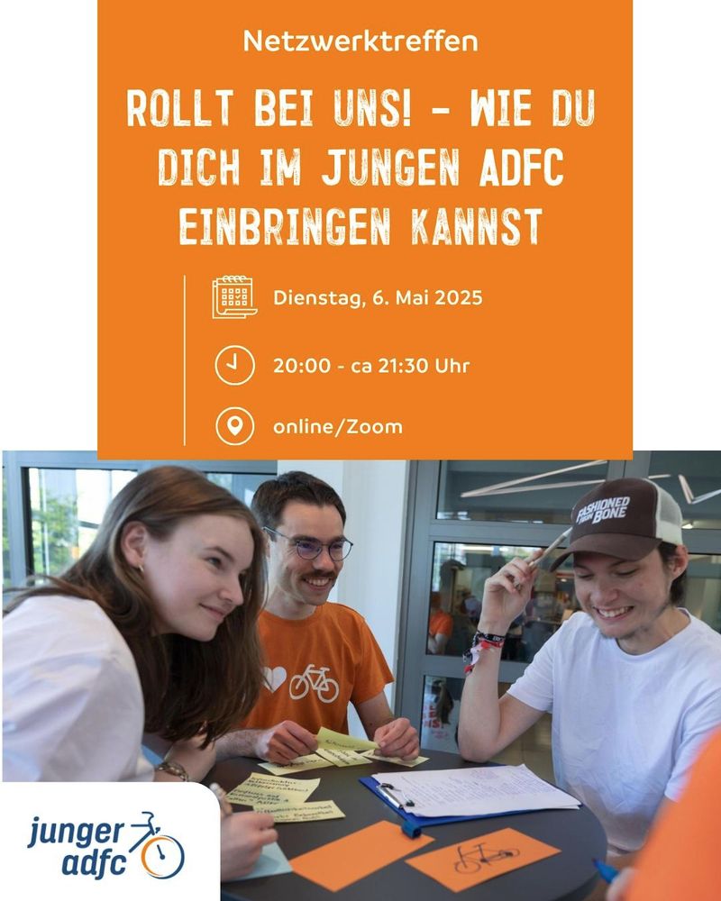 Info-Bild zum kommenden Netzwerktreffen.
Alle Infos in der Caption.
