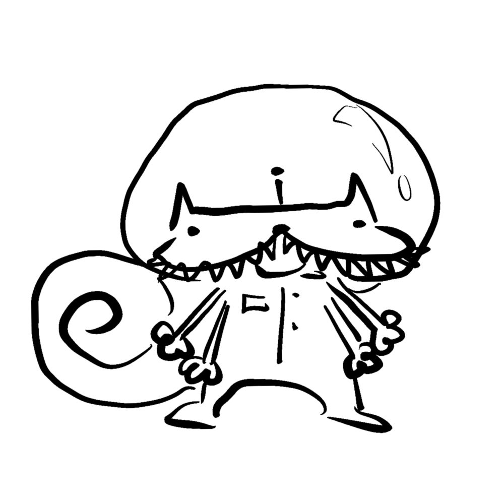 John Jr the alien cat-thing 