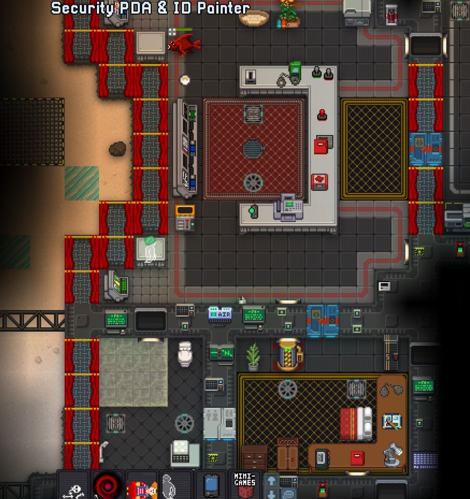 this is where the head cop lives