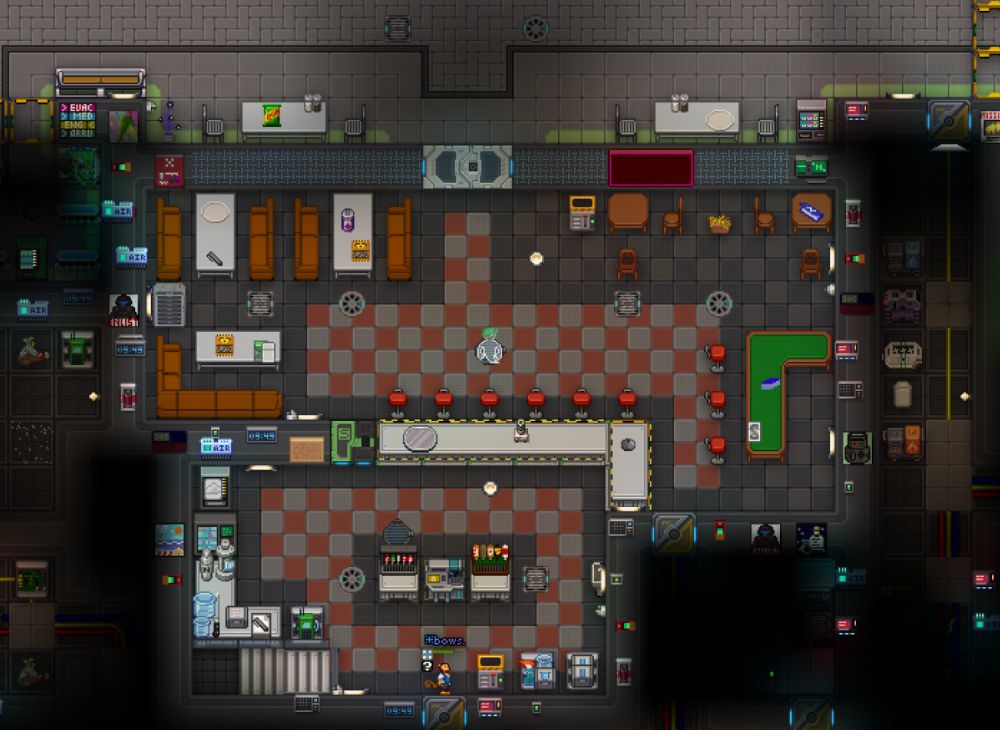 The bar on snowglobe station