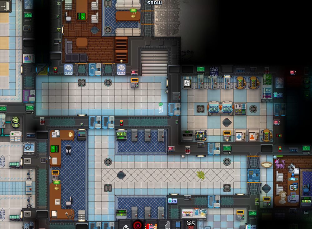 Some of the back half of medbay