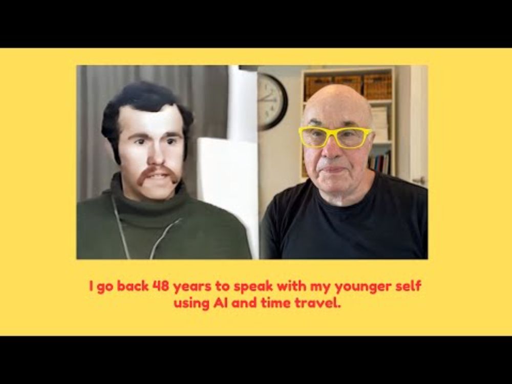 I go back 48 years to interview my younger self!