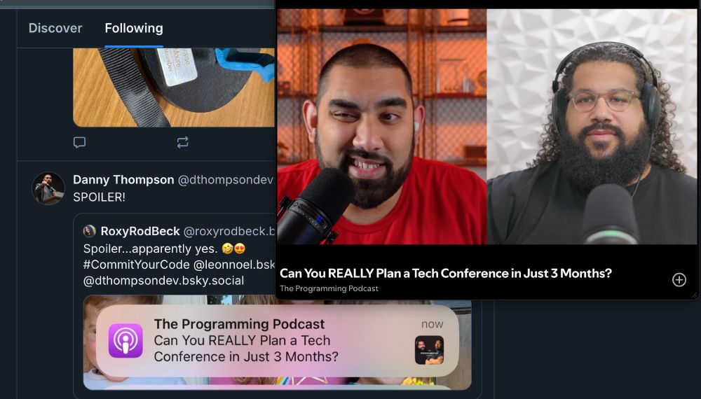 Screenshot of BlueSky - The Programming Podcast