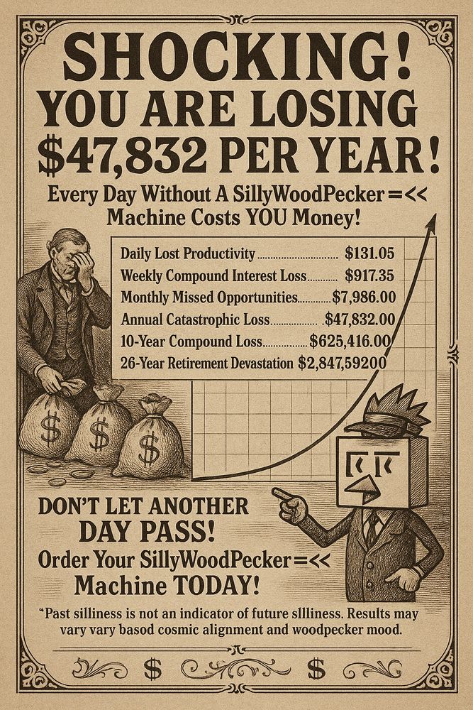 You are LOOOSING $47,832 PER YEAR 
