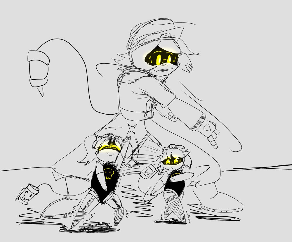 Murder Drone Loafs as far as I awared are mainly DustySanses's original ideas, so please check them out on Twitter!