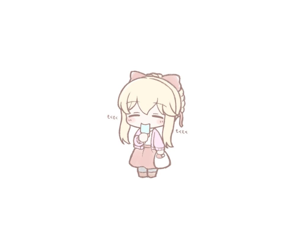 アイスを買い食いしているクラリスさん（アイドルマスターシンデレラガールズ）