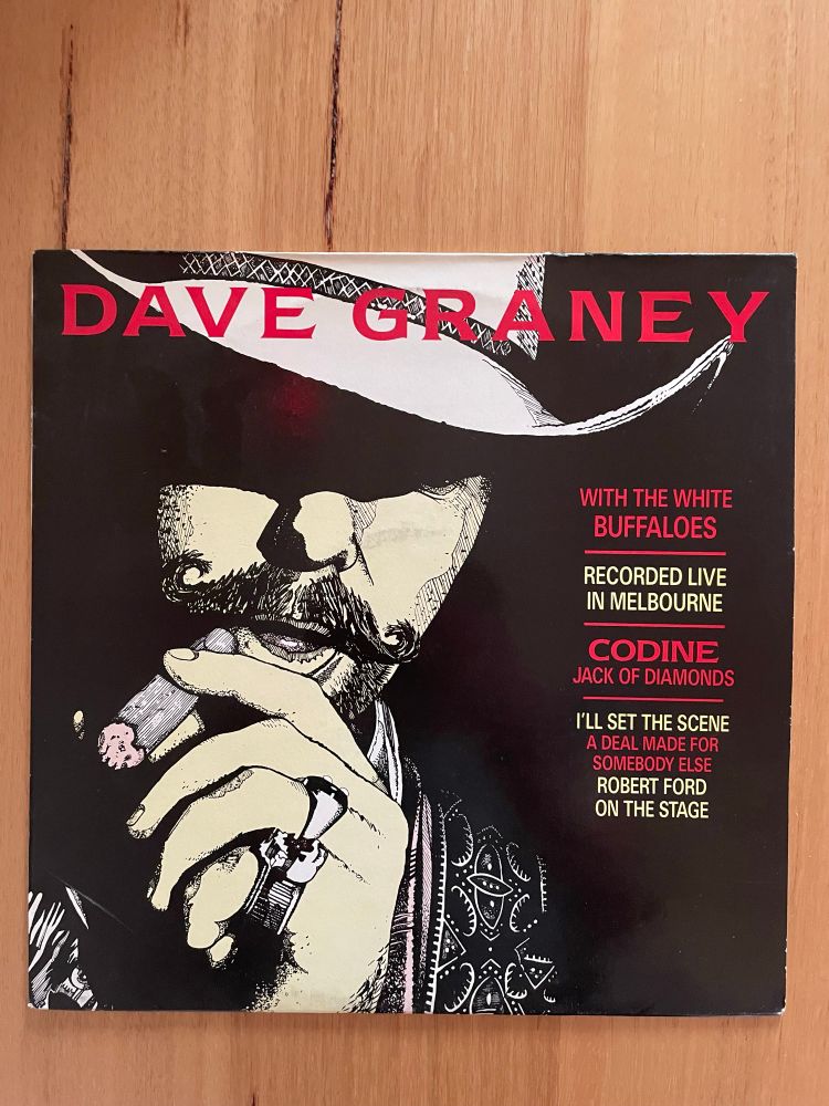 A 12” record by Dave Graney and the White Buffalos from 1990 