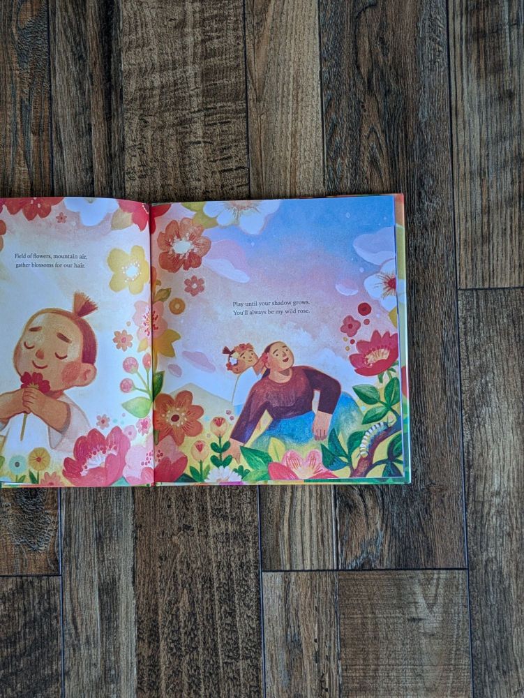 An inside page of the book "You'll Always Be My Chickadee"