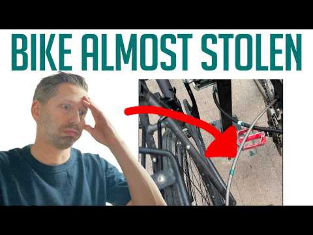 This bike theft trick almost got me. I had gotten complacent