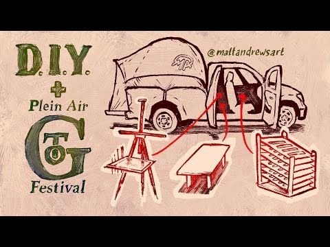 Making Plein Air Painting Gear for Travel