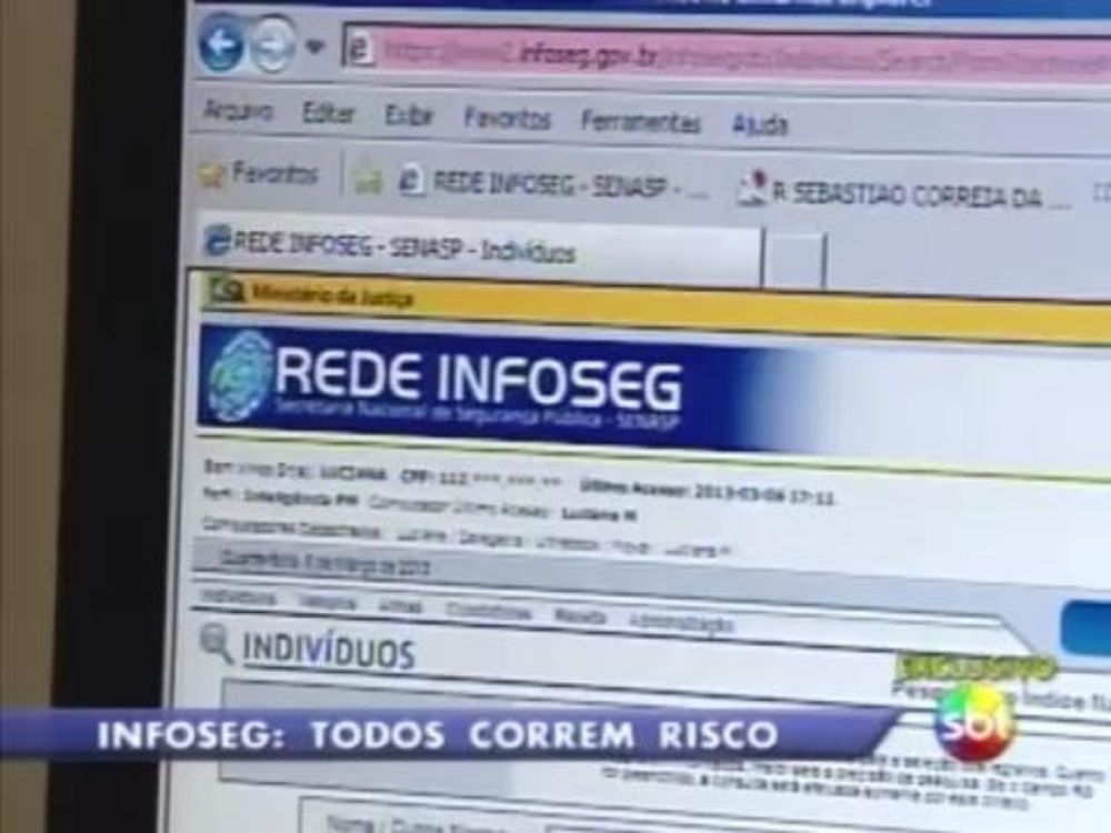 Hacker diz que vazamento de senha começa dentro do Infoseg - TV UOL