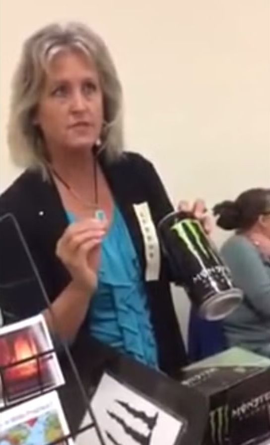 Monster energy drink is demonic meme 