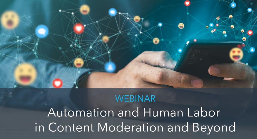 Automation and Human Labor in Content Moderation and Beyond