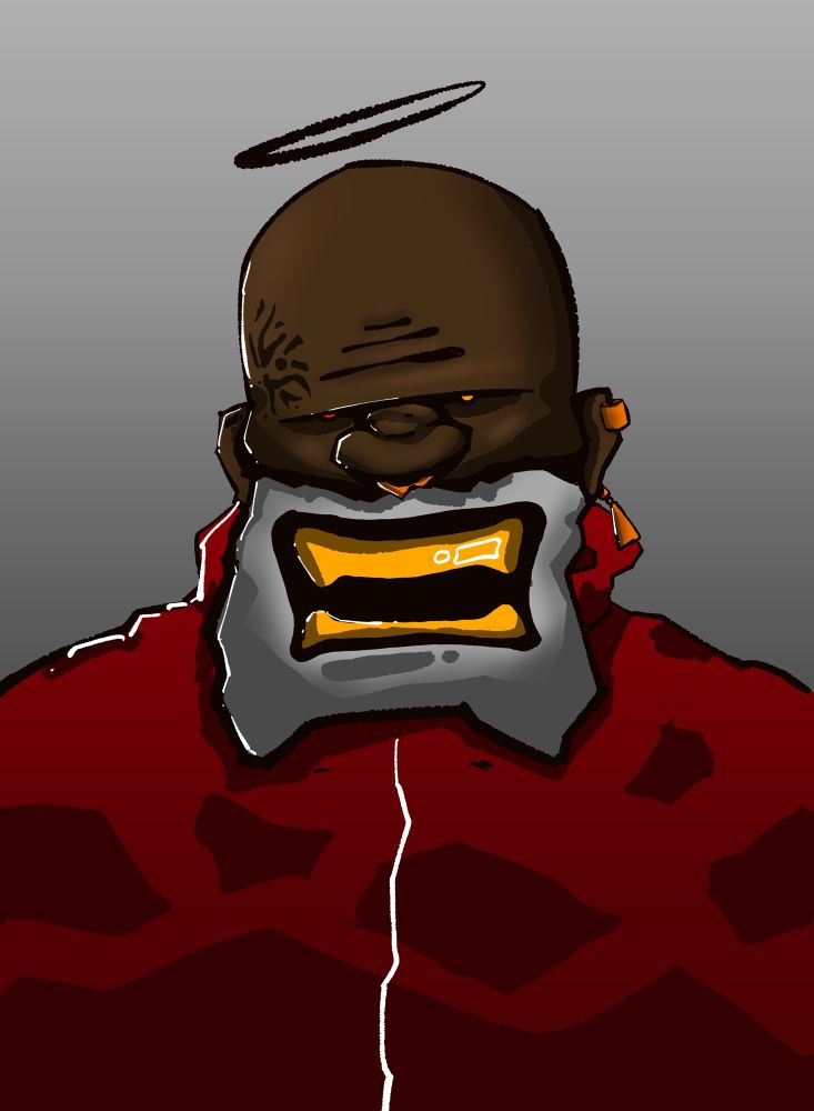 I don’t think I’ve posted this here before 👀 #Bigmanart #Zaddy #Daddy #art #prints @inprnt.com 