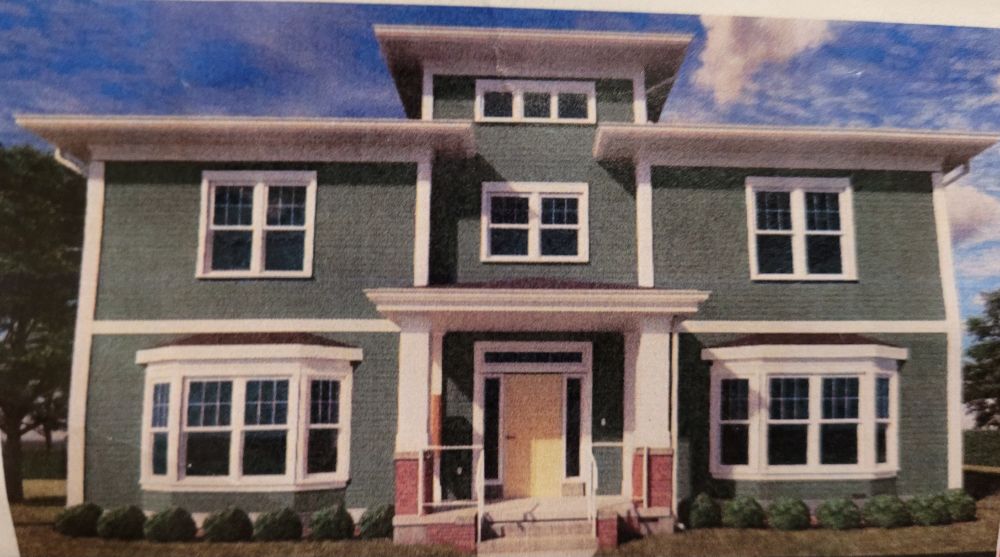 Rendering of proposed fourplex