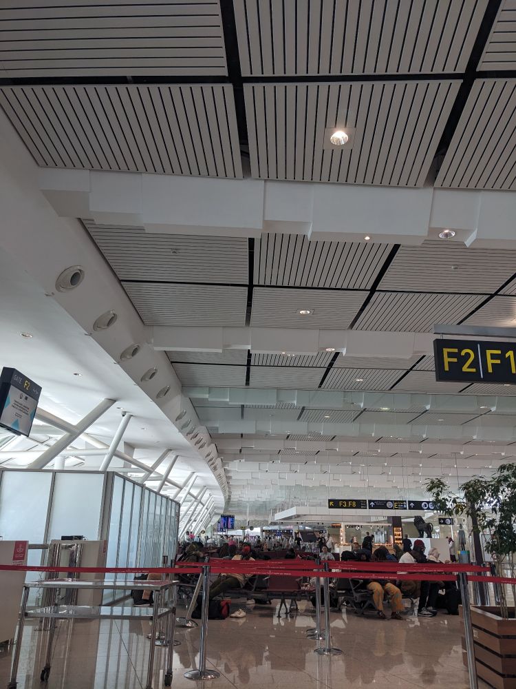 Departures at Casablanca airport 