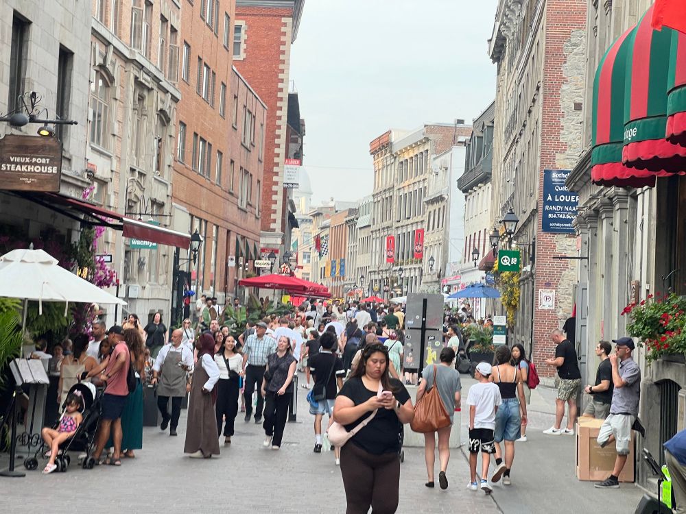 St Paul st in Old Montreal. 