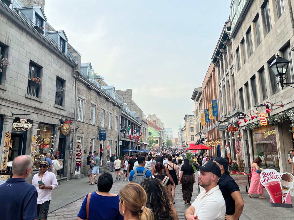 St. Paul st in Old Montreal. 