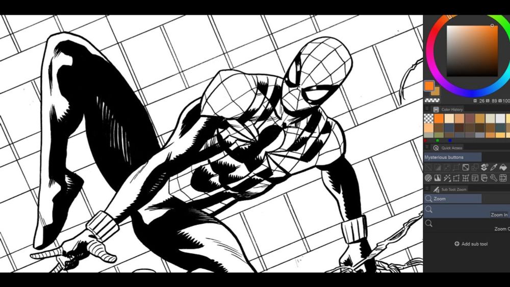 🔴 Coloring the 2ND BEST SPIDER-MAN COSTUME Sensational Spider-man/Ben Reilly drawn by Gavin Guidry