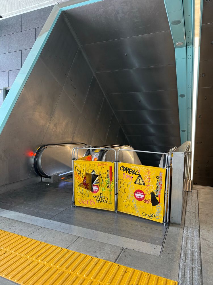 Sound Transit’s perennially closed escalators