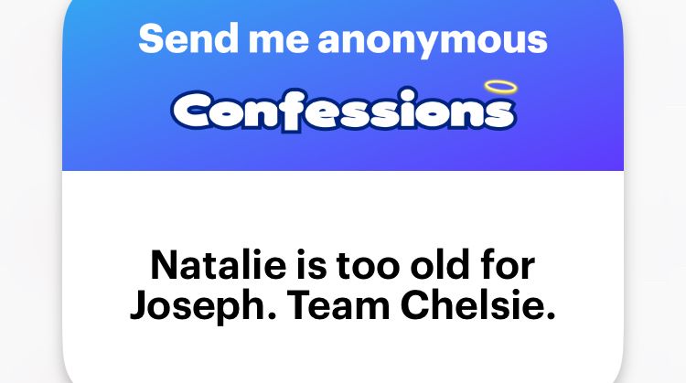 Natalie is too old for Joseph. Team Chelsie.