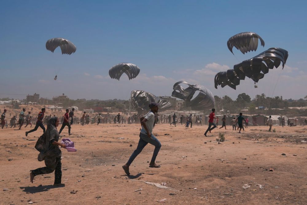 Air deliveries of aid, criticized for being inefficient and dangerous, have been made necessary by Israel’s restrictions on overland shipments