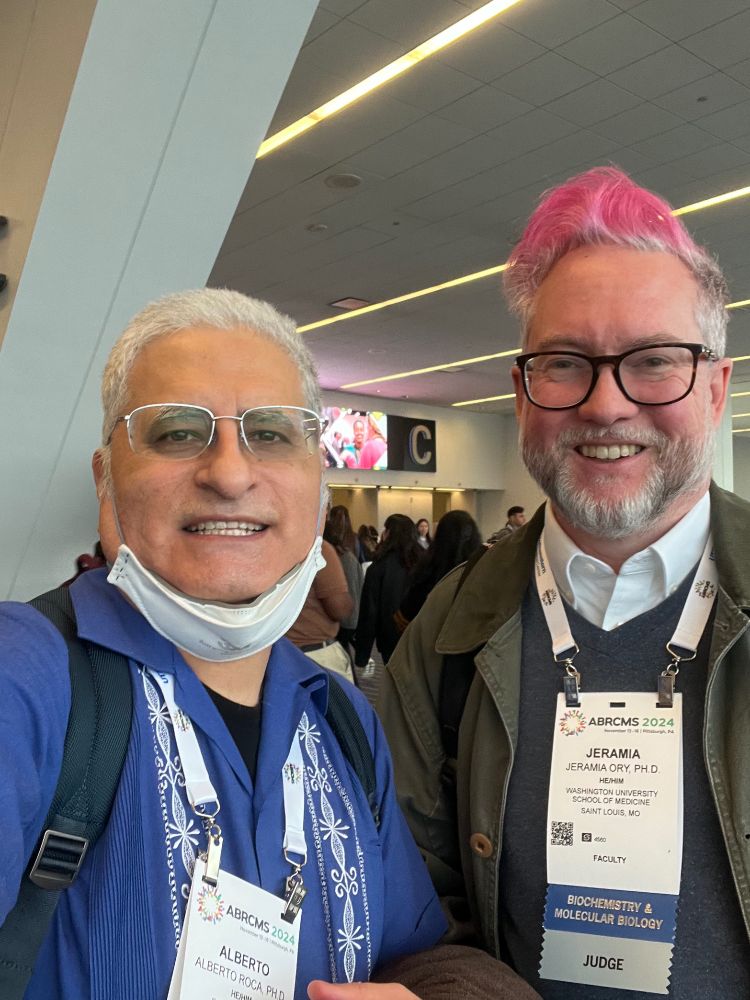 A selfie of Alberto Roca and I at the ABRCMS meeting today.