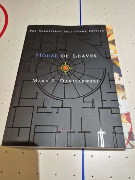 My brand new copy of the remastered full-colour edition of Mark Danielewski's seminal novel House Of Leaves.