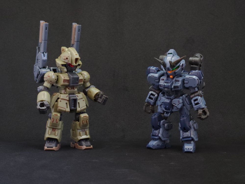 Gauntlet and Barking Hound standing