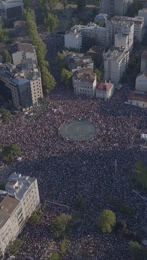 140.000 people in Belgrade, on Slavia square.